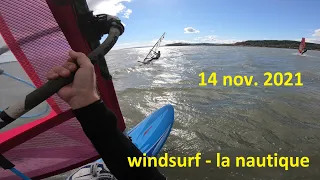 windsurf la nautique 14 nov  2021  exocet x-wave 95l + neil pryde combat 5.3 2019 GOPRO hero 7 black