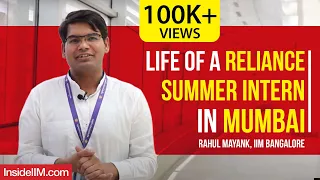 Life Of A Reliance Summer Intern In Mumbai - Rahul Mayank, IIM Bangalore | Vlog 1