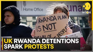 UK Rwanda Deportation Scheme: Protests outside home offices over detentions | World News | WION