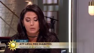 Molly Sandén om sin sjukdom: "Det är tungt att acceptera det" - Nyhetsmorgon (TV4)