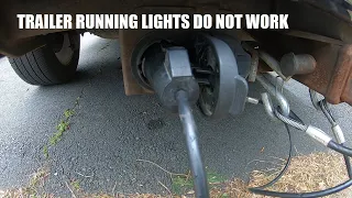 Trailer Running Lights Do NOT Work but Brake Lights and Turn Signals Do