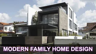 Modern Family Home Design Idea Located in Downtown