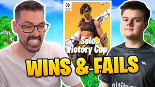 Solo Victory Cup Wins & Fails - Kami, Th0masHD, Mongraal, Cringe | AussieAntics Highlights