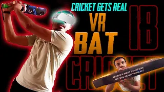How to Setup / Playing with Special Custom VR Bat - IB CRICKET - Ep 3 | Meta Quest 2 | VR Gameplay