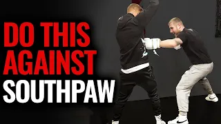 How to Beat Southpaw Boxers w/ This Move #shorts