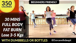 30mins - ARMS, BULGE, BACK Dumbbells Workout  #dancewithdeepti