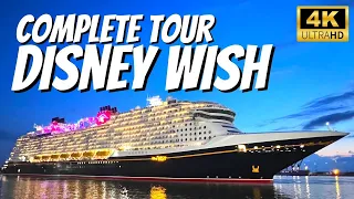 DISNEY WISH FULL SHIP TOUR & WALKTHROUGH IN 4K.