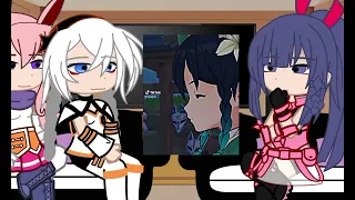 Honkai Impact react to genshin impact . Pt 1