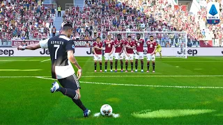 PES 2020 - Remake of all Free Kick Goals in Serie A 19/20 | HD