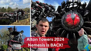 Alton Towers - Opening Day 2024 - Nemesis Reborn is Back with a VENGEANCE! Forbidden Valley Tour!