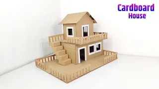 How To Make Cardboard House For Diwali | Gatte Ka Ghar Banane Ki Vidhi | Gharaunda Making For Diwali