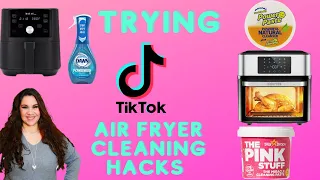 Trying TikTok Air Fryer Cleaning Hacks