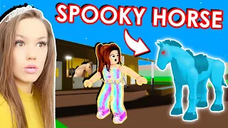 The CREEPY TIKTOK Horse Came And Took Her Away in BROOKHAVEN with IAMSANNA (Roblox Roleplay)