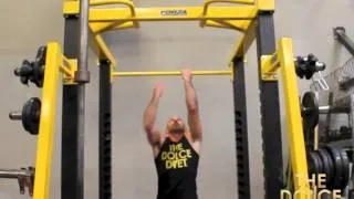 Mike Dolce Demonstrates the Close-Grip Chin-Up