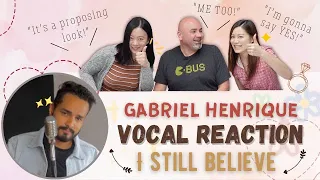 I Still Believe -- Gabriel Henrique [Cover Mariah Carey] -- Vocal Coach Reacts