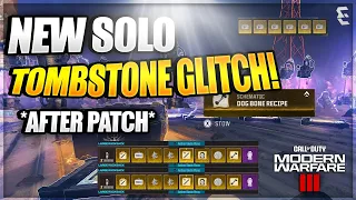 *NEW* SOLO HOW TO SET UP Tombstone Glitch AFTER PATCH! (MW3 ZOMBIE GLITCH) (FULL WALK-THROUGH)