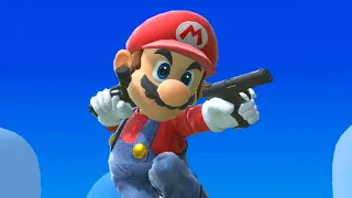 Mario but he has a gun