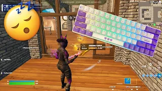 Chill Custom Keyboard ASMR😴Fortnite Tilted Zonewars Gameplay