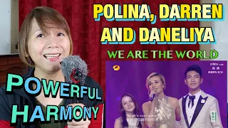 WE ARE THE WORLD - DARREN ESPANTO, POLINA GAGARINA AND DANELIYA TULESHOVA REACTION - The Singer 2019