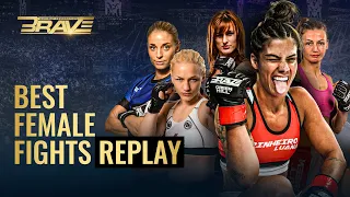 Top Female MMA Fights in BRAVE CF: Unmissable Showdowns! Women Power in the BRAVE CF Cage 🔥🔥