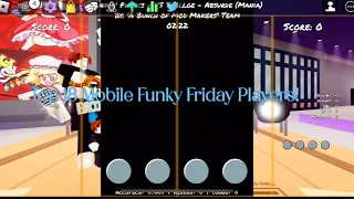 Top 18 Mobile Funky Friday Players!