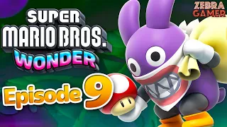 Super Mario Bros. Wonder Gameplay Walkthrough Part 9 - Nabbit! World 5 Fungi Mines!