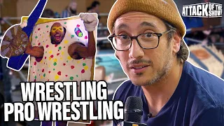 Kassem Gets Chopped by Wrestling Pro Wrestling!?