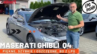 Topowe Maserati Ghibli 3.0 V6 BiTurbo z LPG po montażu instalacji gazowej w @AbartAutoGazSerwis