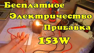 Бесплатное электричество. 153W бесплатно.