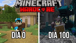 SOBREVIVÍ 100 Días en MINECRAFT HARDCORE 1.19