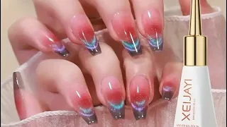 Crystal cat eye nail art/fantastic and fashionable gel polish/ mash charm