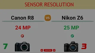 Canon R8 vs Nikon Z6 Comparison: 7 Reasons to buy the R8 and 10 Reasons to buy the Z6