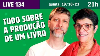 Como um livro é produzido? Saiba tudo sobre capa, diagramação, tipos de papeis - Live 134