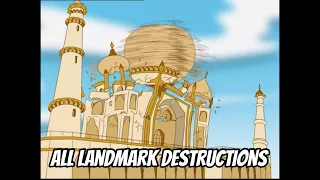All Landmark Destructions: Tom and Jerry - The Fast and the Furry