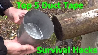 Top 5 Duct Tape Survival Hacks.