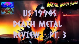 Early US DEATH METAL Review, pt. 3 (NEXT SIX TOP '90s 🇺🇸 death metal albums + TOP 6 post-2000)