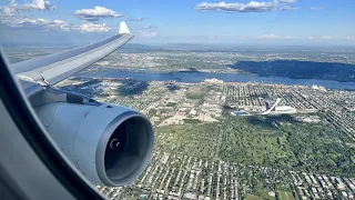 Air Canada Airbus A330-300 Sunny Landing at Montreal Trudeau with City Views! | YYZ-YUL