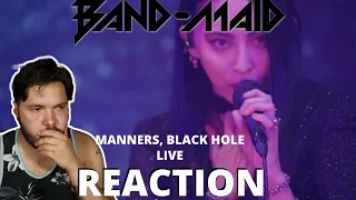 BAND-MAID / Manners & Black Hole (Live) | REACTION