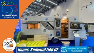 Knaus Südwind 540 UE Modell 2022 auf dem Caravan Salon 21