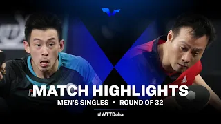 Wong Chun Ting vs Yang Wang | MS | WTT Star Contender Doha 2022 (R32)