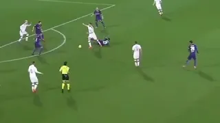 Zlatan Ibrahimovic Milan vs Fiorentina