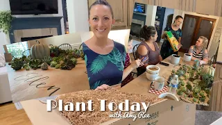 HUGE Succulent order unboxing for my first ever Succulent Arranging Party! 📦