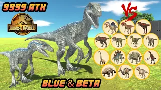 BLUE & BETA (JWD) with 9999 ATK vs DINOSAURS