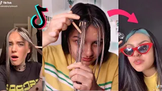 pintándome el pelo como las chicas de TIKTOK