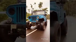 Off road Jeep mass driving