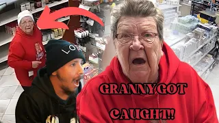 SHE GOT CAUGHT RED HANDED!! ANGRY GRANDMA CAUGHT STEALING! REACTION!!