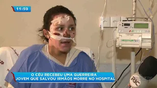 Menina que salvou o irmão de incêndio morre em hospital de Curitiba