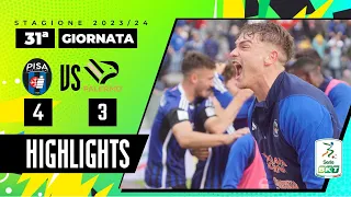 Pisa vs Palermo 4-3 | Una Pasquetta pirotecnica all’Arena Garibaldi | HIGHLIGHTS SERIE BKT 2023-2024