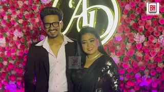 Bharti Singh And Haarsh Limbachiyaa At Redcarpet Of Aarti Singh Sangeet Ceremony