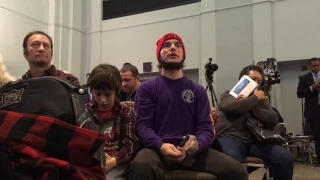 Flint residents disrupt water crisis town hall with impassioned outburst